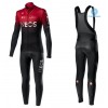 Completo Maglia ML + Pantaloncino con bretelle ML 2020 TEAM INEOS Winter Invernale N001